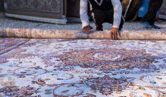 روش اصولی لول کردن قالی در قالیشویی شریعتی 
